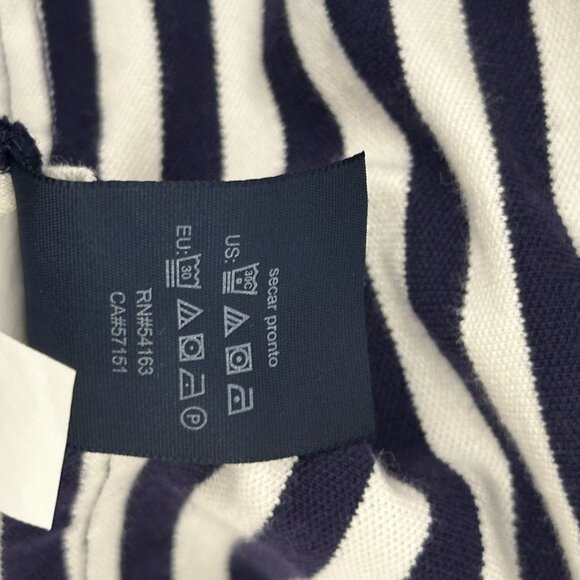 Tommy Hilfiger‎ Polo Sleeveless Women's Striped 1/4 Zip With Anchor Logo Size M - Picture 5 of 6